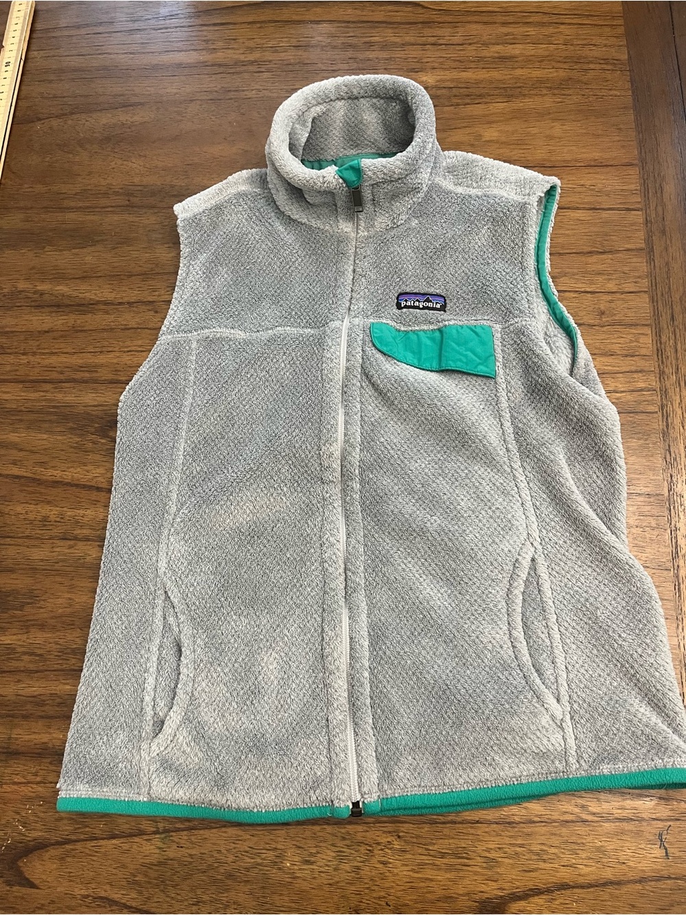 Patagonia Women’s Re-Tool Fleece Vest size m teal